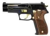 Sig Sauer 9mm Luger (9x19mm Parabellum) pistol reference thumbnail image