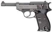 Walther 9mm Luger (9x19mm Parabellum) pistol reference thumbnail image
